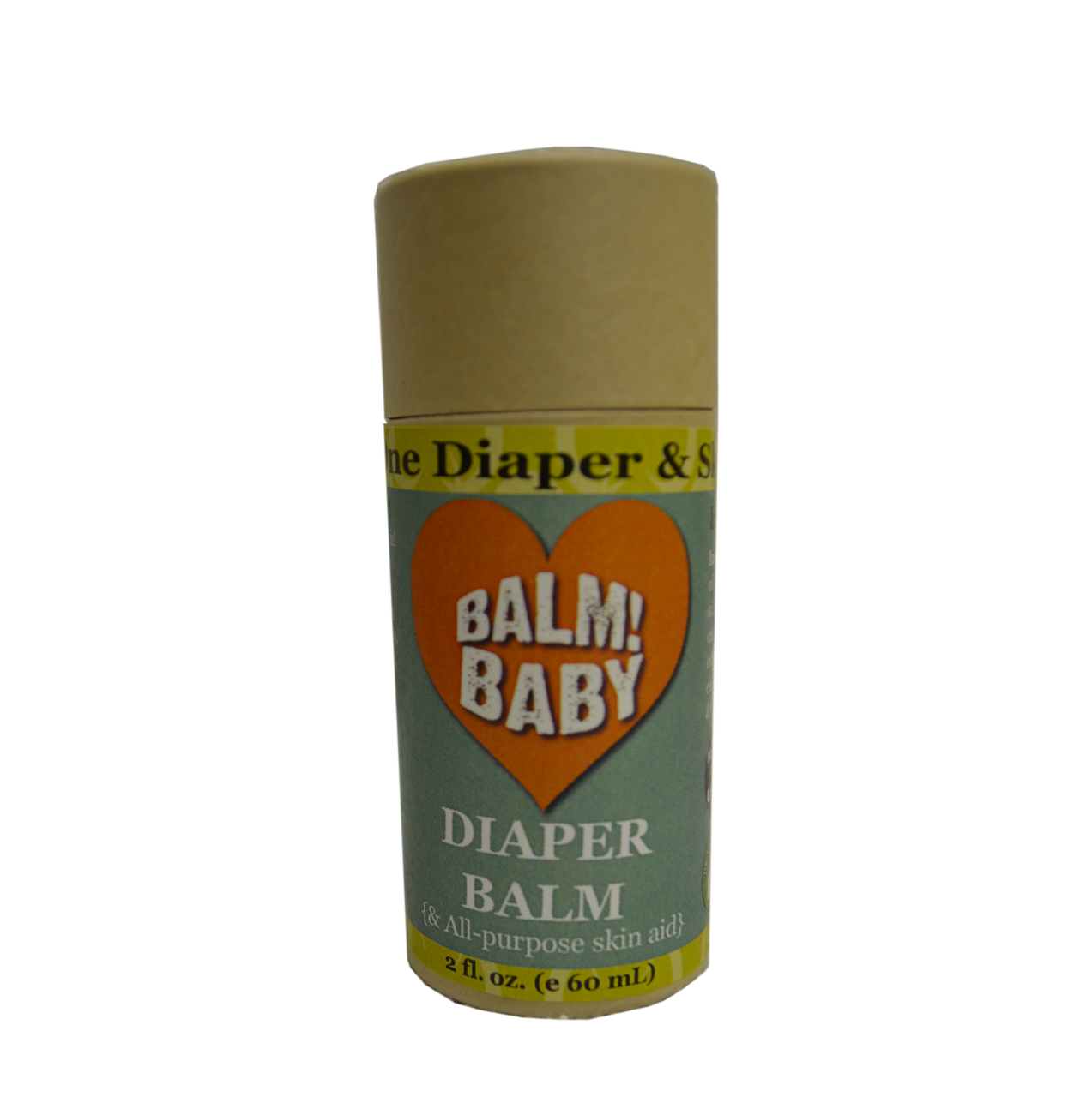 BALM! Baby – Diaper Balm STICK – ALL purpose skin aid (2oz BIODEGRADABLE STICK)