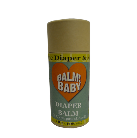 BALM! Baby – Diaper Balm STICK – ALL purpose skin aid (2oz BIODEGRADABLE STICK)
