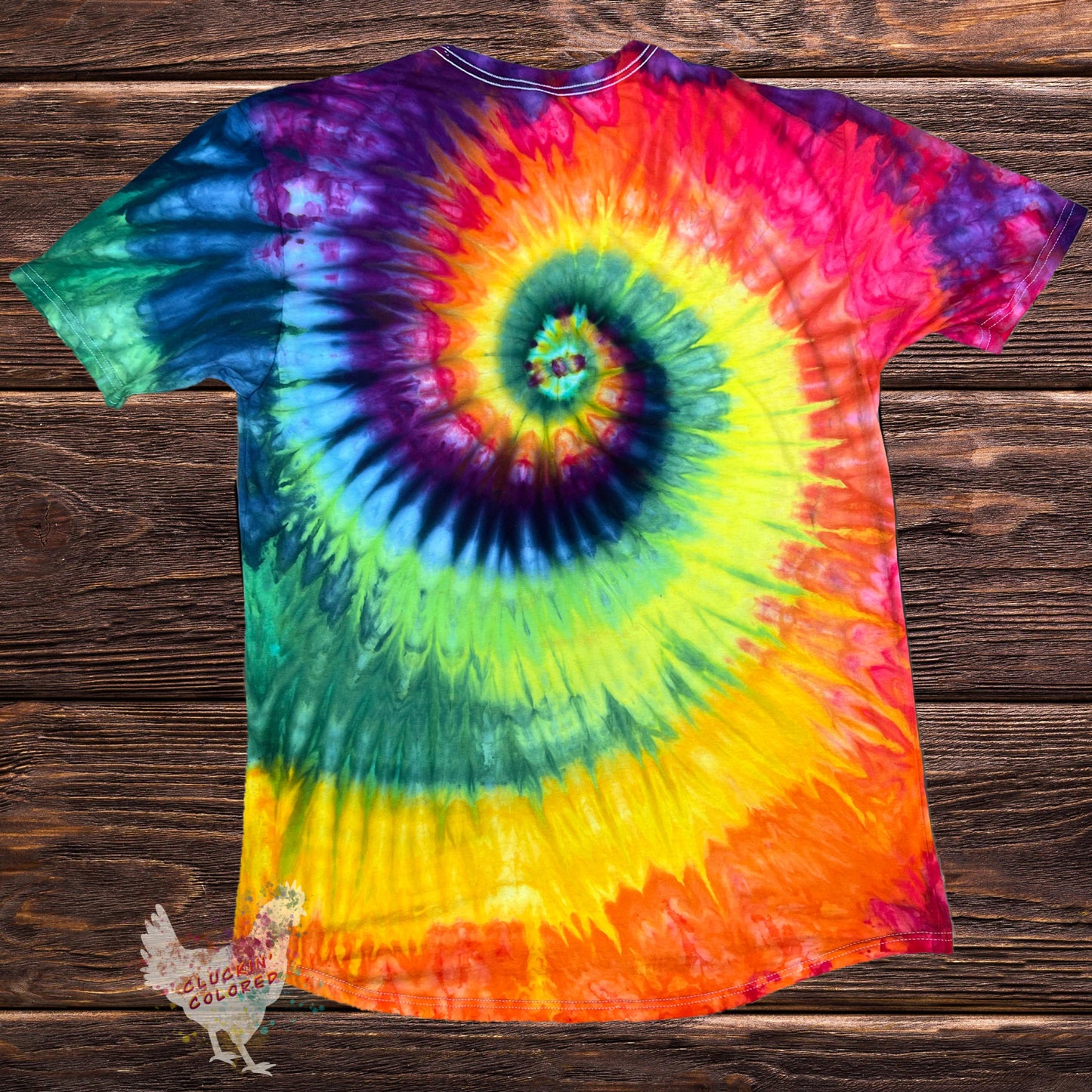 Unisex XL T-Shirt - Rainbow spiral